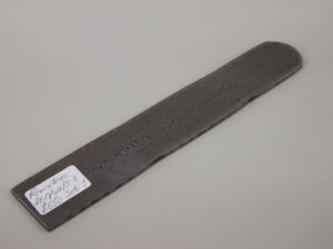 Raindrop pattern Damascus steel bar