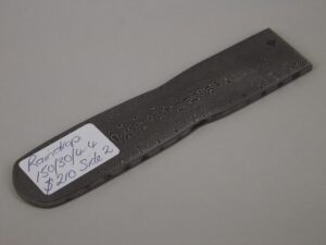 Raindrop pattern Damascus steel bar